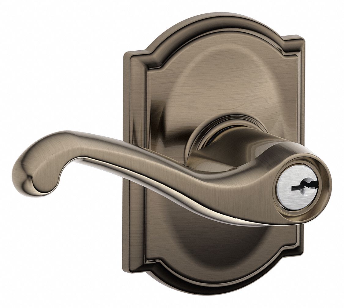 Door Lockset: Office Lever Locksets, Nickel