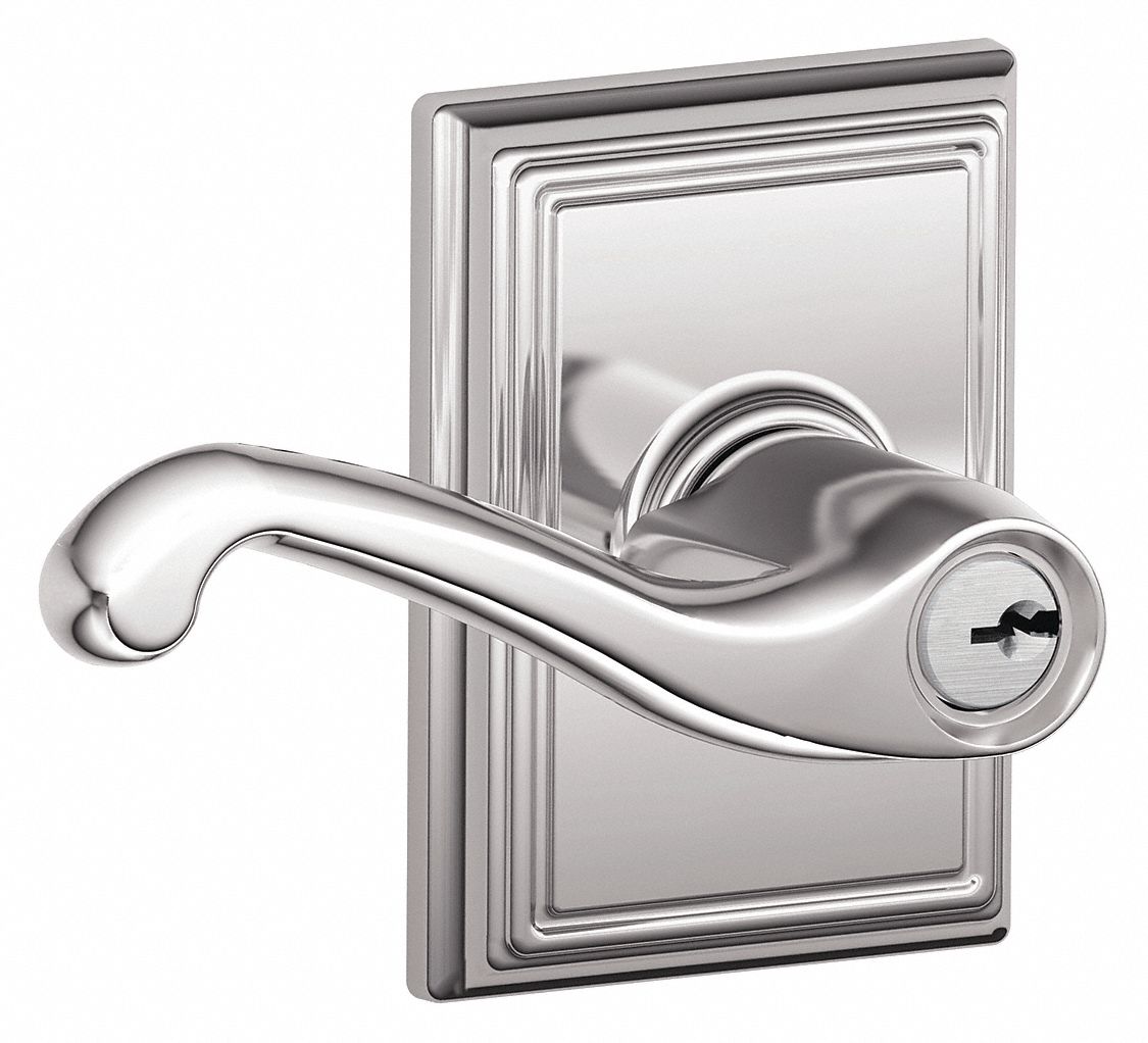 Door Lockset: Office Lever Locksets, Chrome