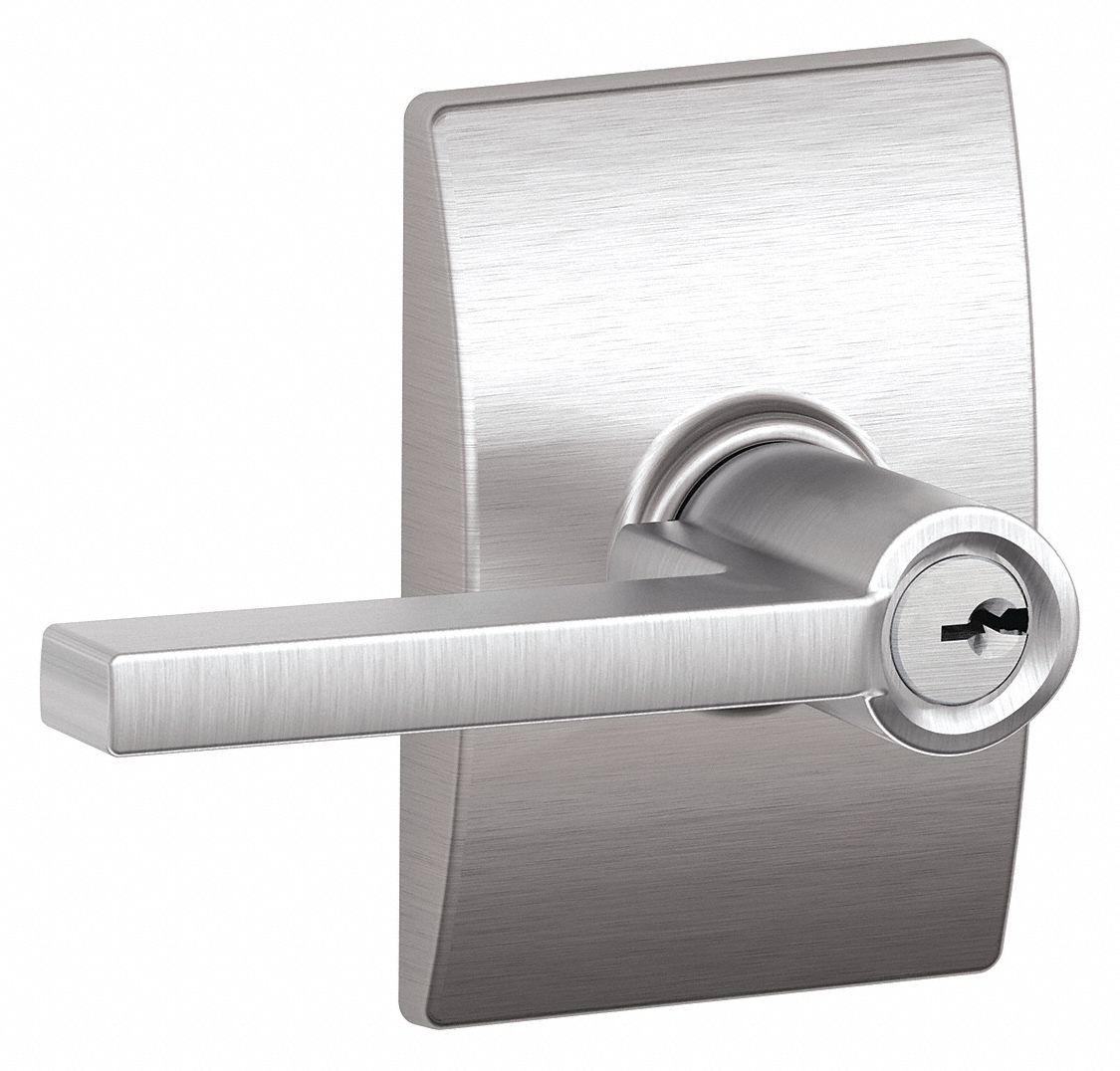 Door Lockset: Office Lever Locksets, Chrome