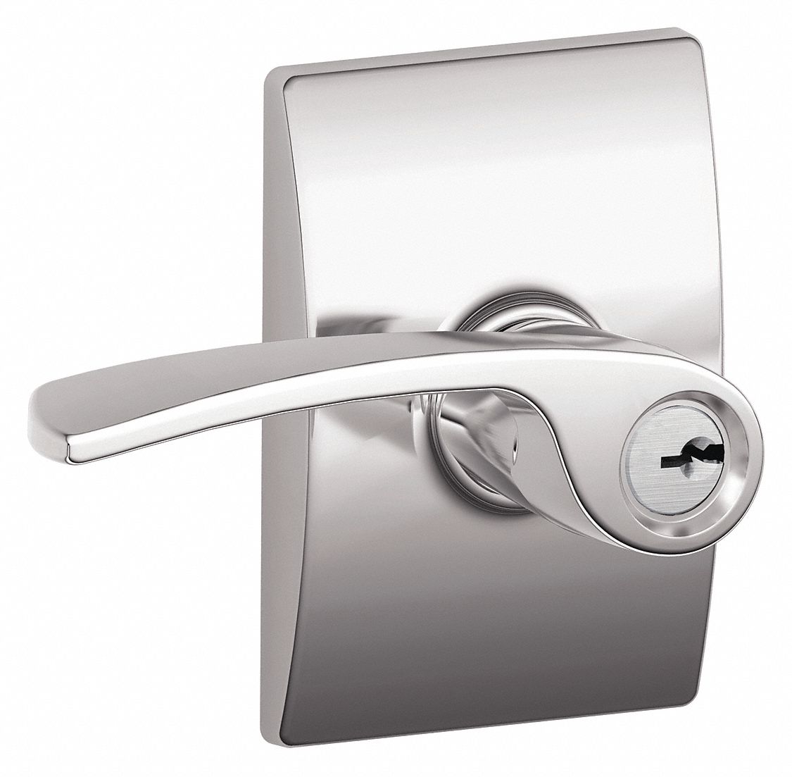 Door Lockset: Office Lever Locksets, Chrome