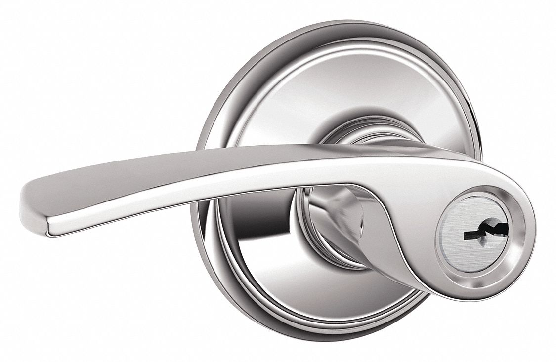 Door Lockset: Office Lever Locksets, Chrome