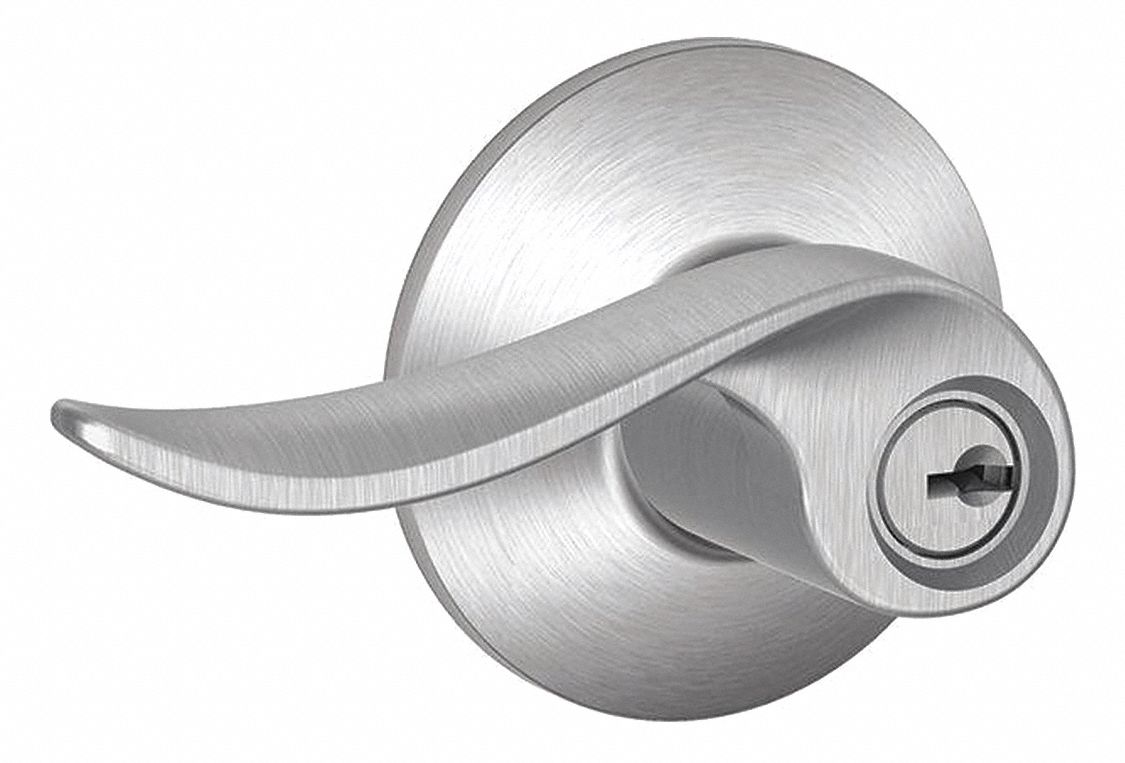 Door Lockset: Office Lever Locksets, Chrome
