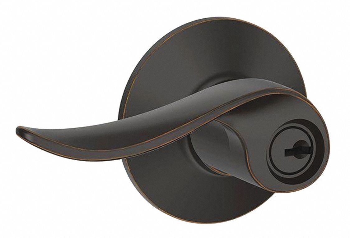 Door Lockset: Office Lever Locksets, Bronze