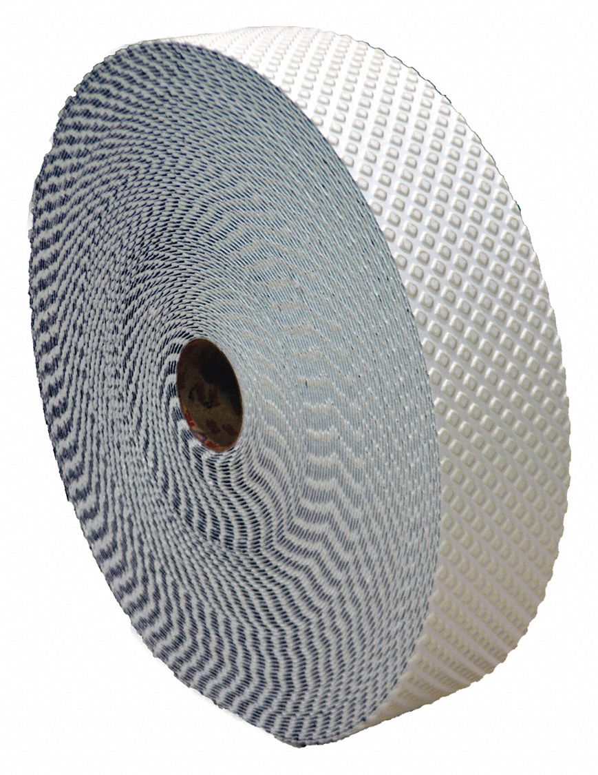 Pavement Marking Tape: Reflective White, 75 ft Lg, 8 in Wd