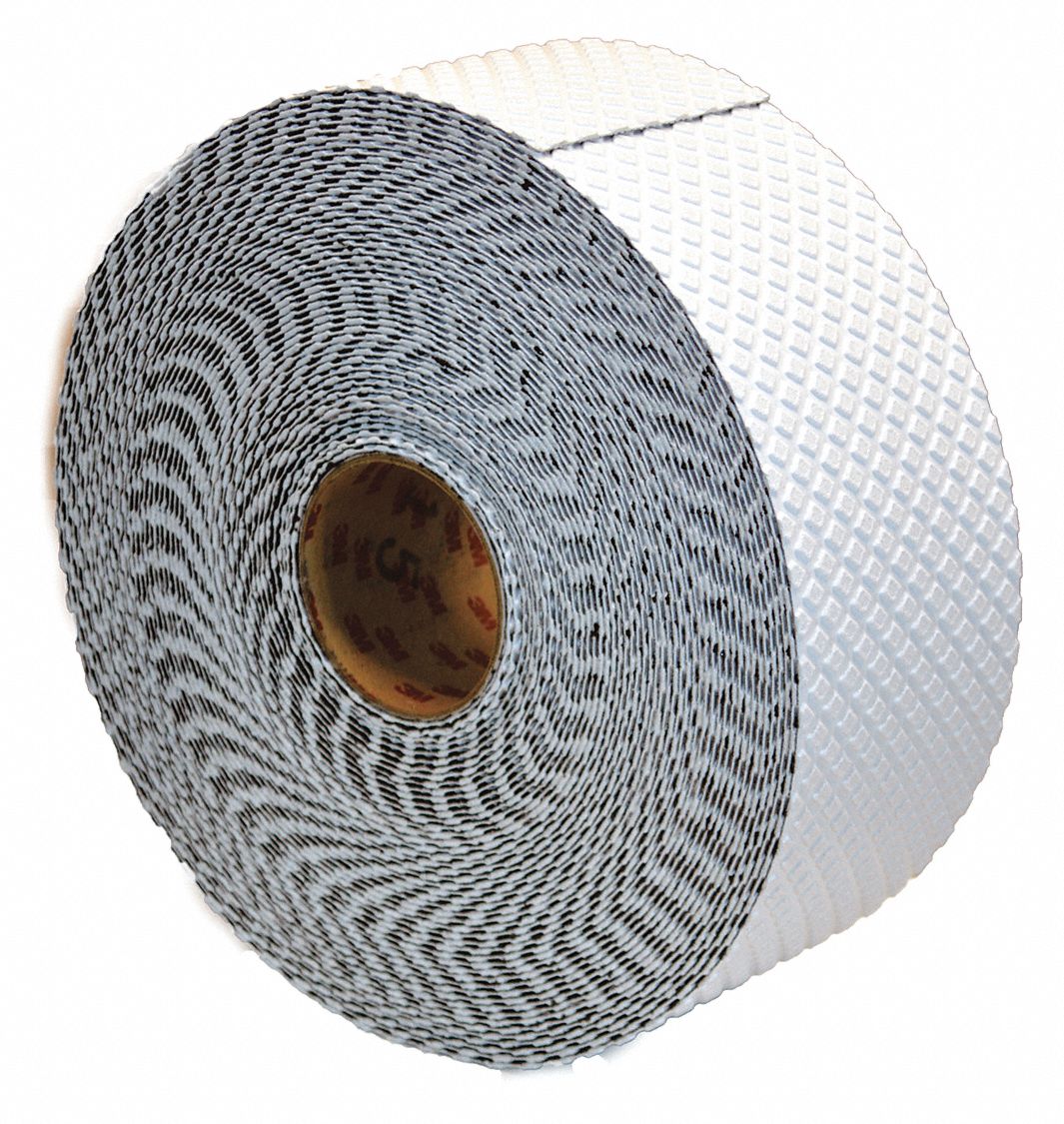 Pavement Marking Tape: Reflective White, 300 ft Lg, 5 in Wd