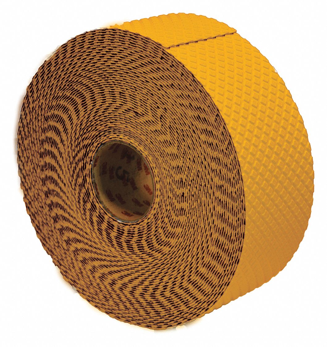 STAMARK Pavement Marking Tape, Reflective Yellow, 90 ft Length, 4 in