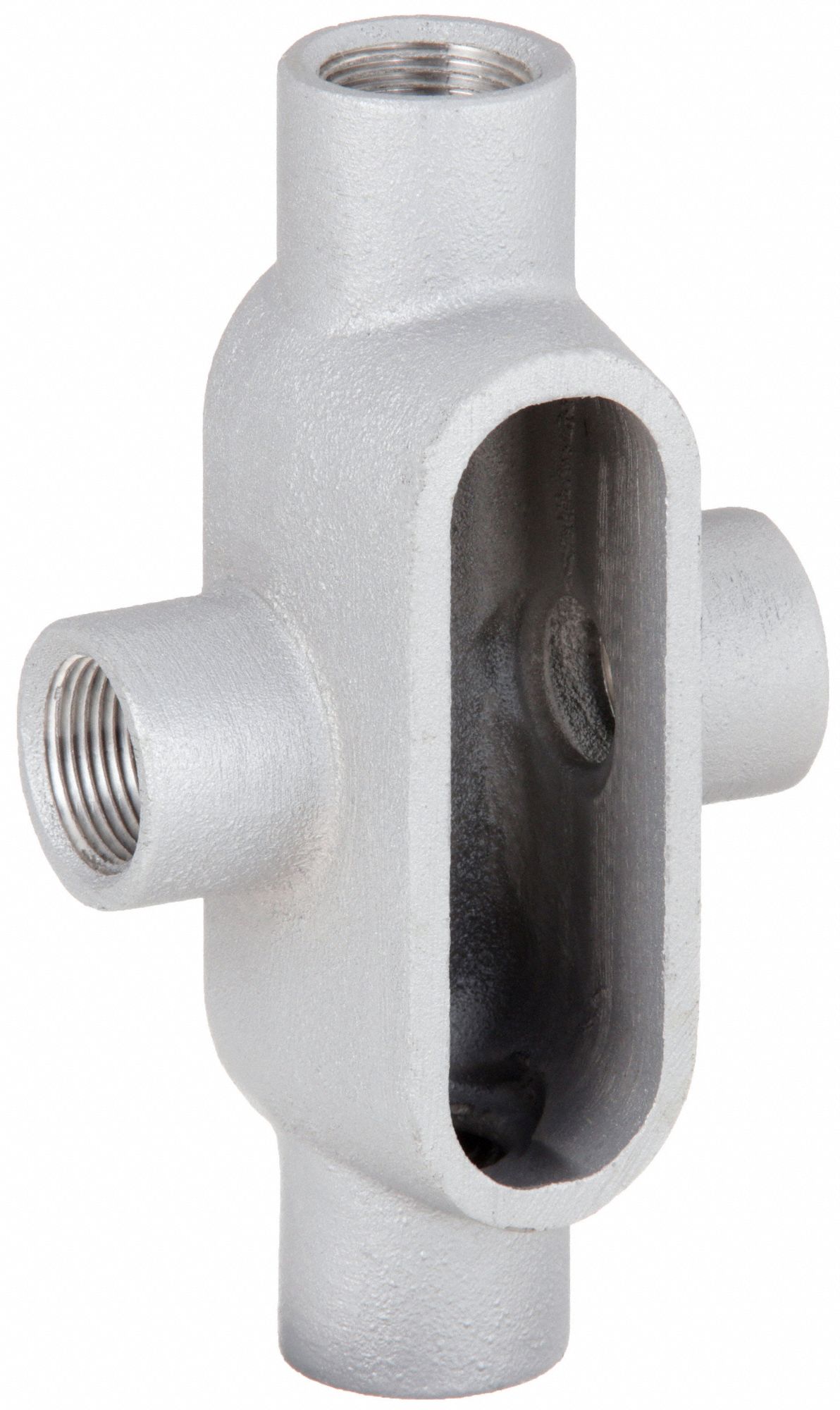 Aluminum, 1 1/4 in Trade Size, Conduit Outlet Body 49ZX27X47SA