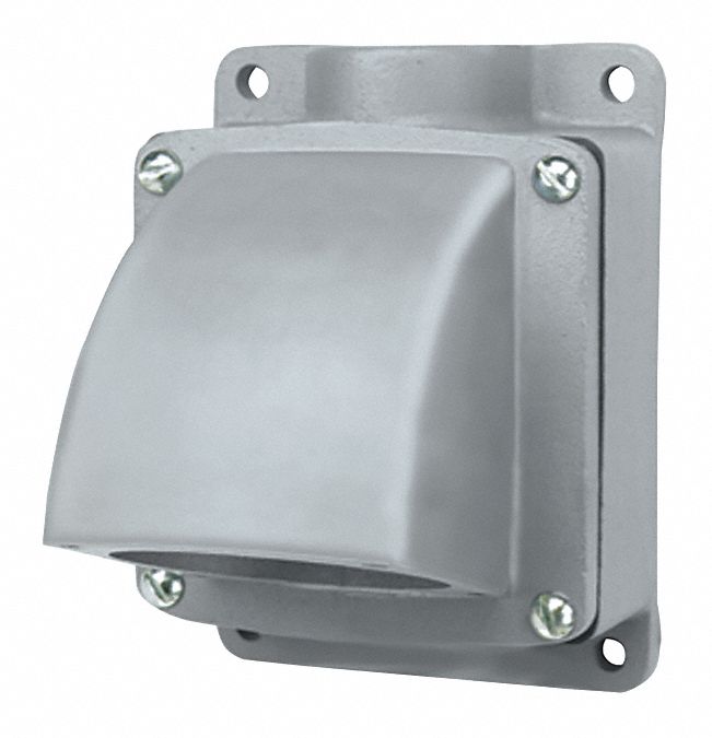 BACK BOX, 100 A, DEAD END, 1½ IN HUB DIAMETER, COPPER-FREE ALUMINUM