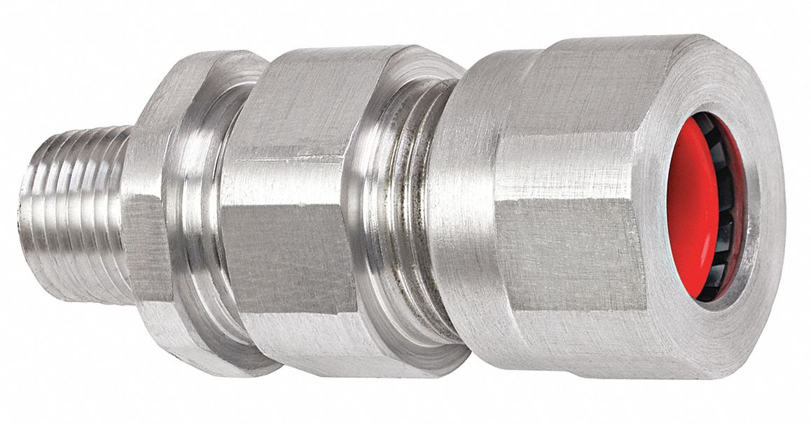 LIQUID-TIGHT CONDUIT FITTING, ALUMINUM, ¾ IN TRADE SIZE, NON-INSULATED, STRAIGHT