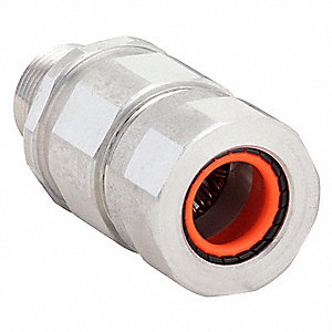 CABLE CONNECTOR,1/2 IN.,SILVER