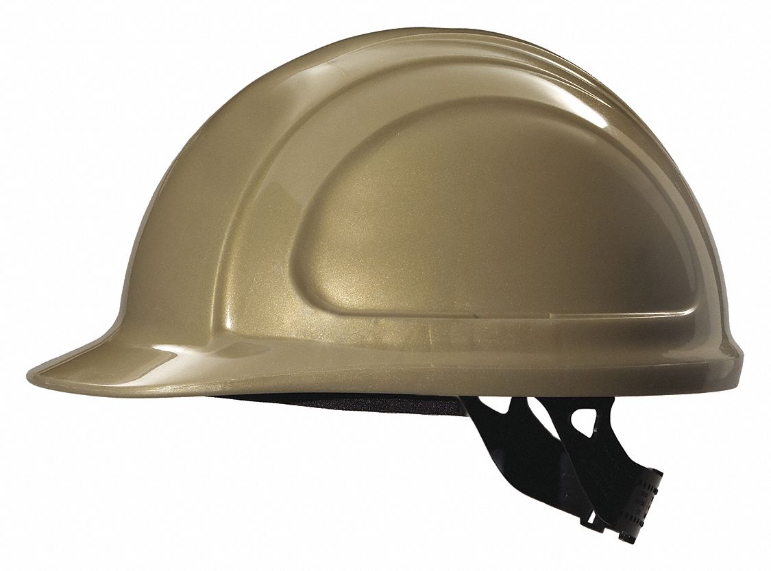gold hard hat
