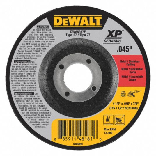 DEWALT, Type 27, 4 1/2