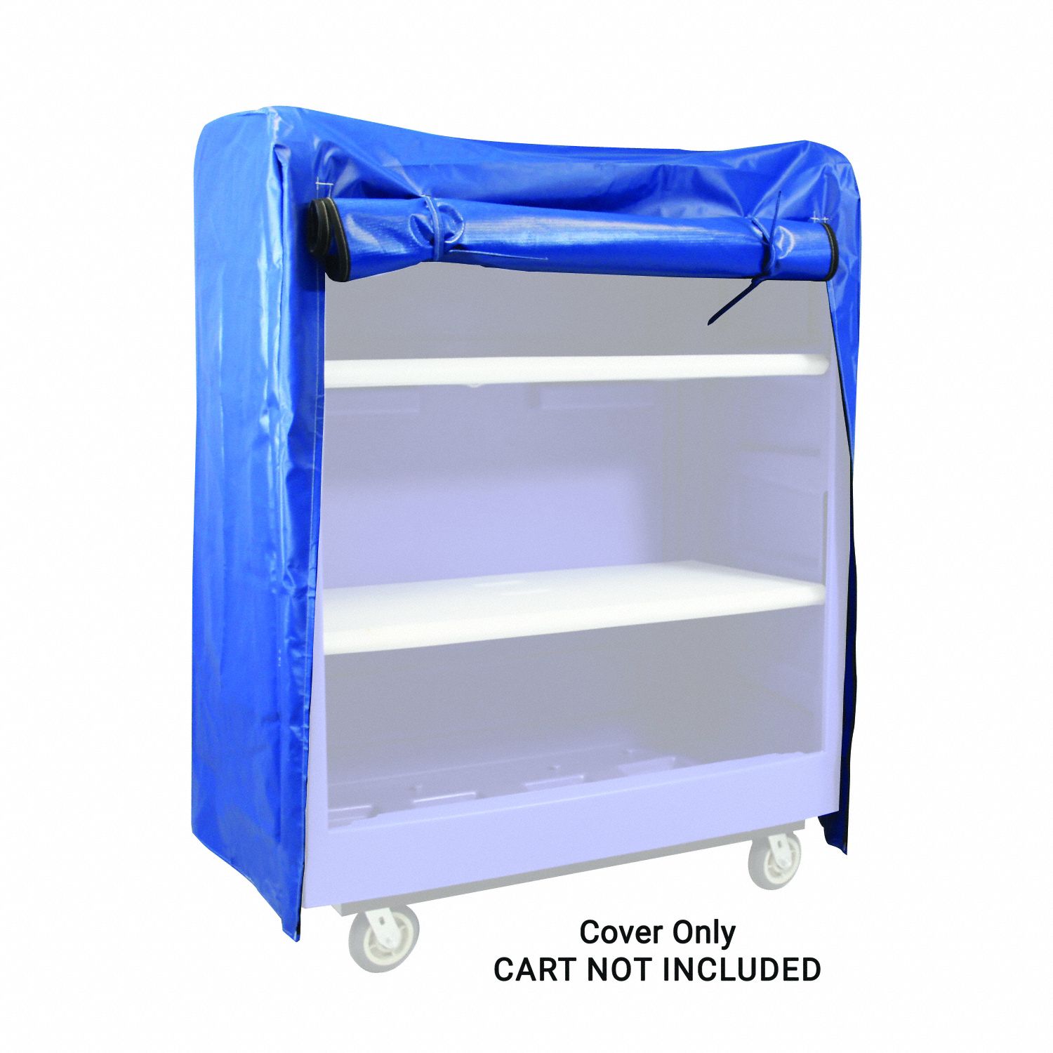 Vinyl Cover: Blue, 48 in Overall Lg, 61 in Overall Ht, 28 in Overall Wd, Vinyl