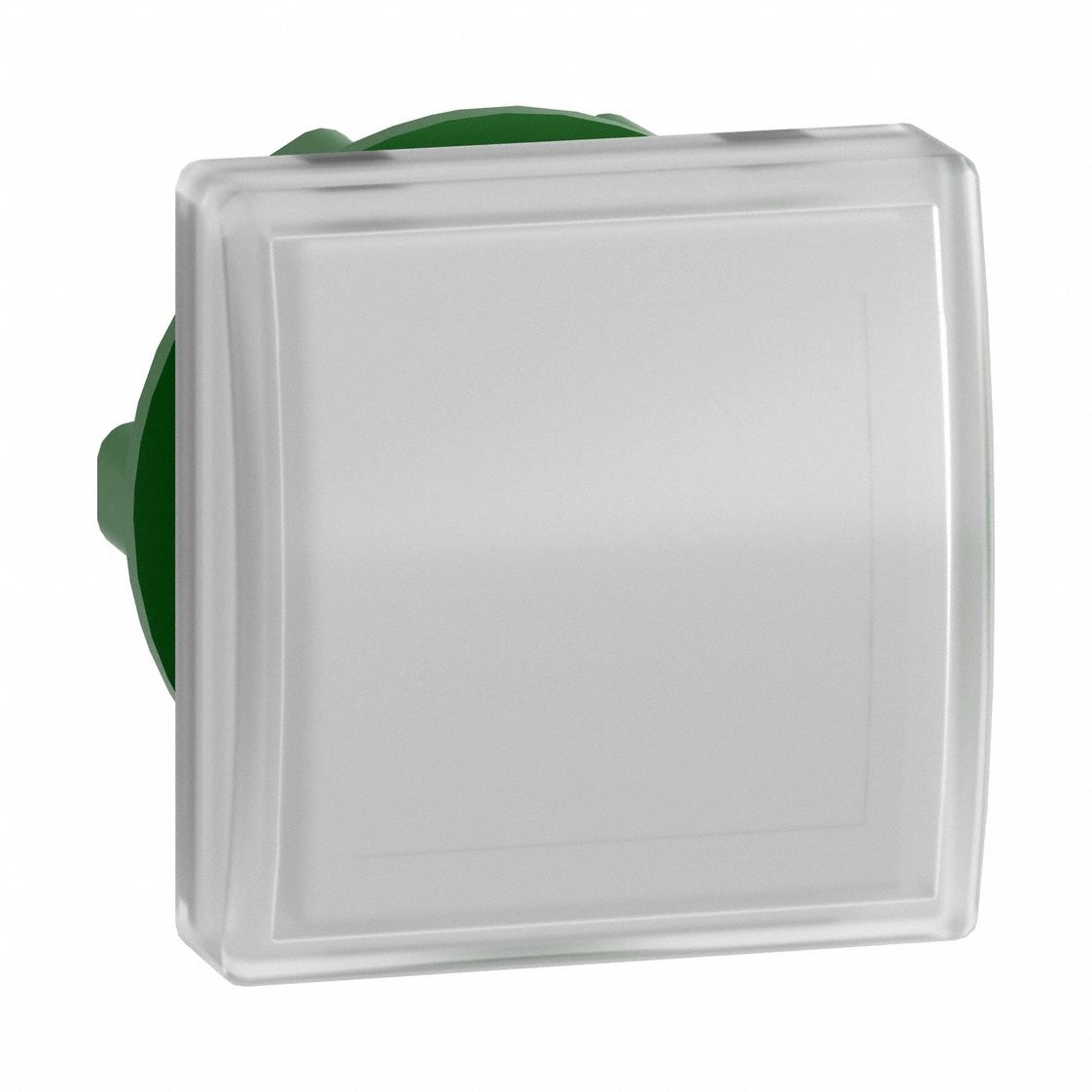 Pilot Light Head: 22 mm Panel Mounting Hole Dia, White, Smooth, LED, XB5 Series