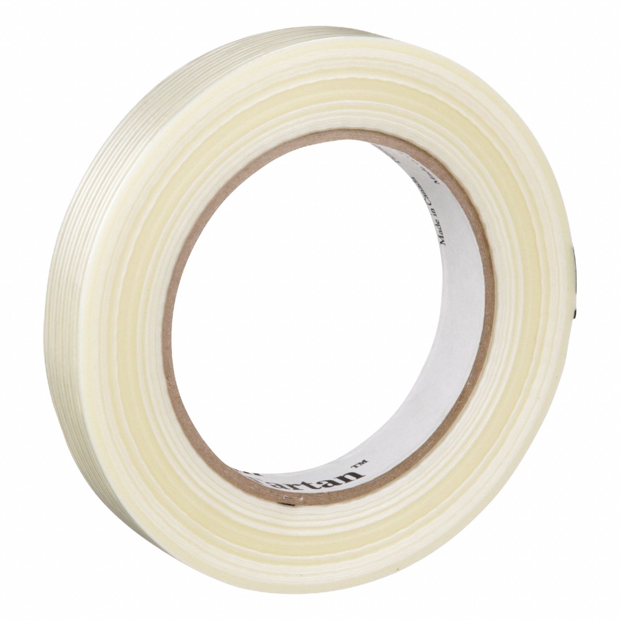 Strapping Tape: 4 mil Tape Thick, 3/4 in x 180 ft, Clear, 48 PK