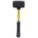 DEAD BLOW HAMMER, FIBREGLASS HANDLE, 4 LB HEAD WT, 2¾ IN HAMMER FACE DIA, 15 IN OVERALL L