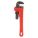 HEAVY-DUTY PIPE WRENCH, CAST IRON, 1 IN JAW CAPACITY, SERRATED, 8 IN OVERALL L, I-BEAM