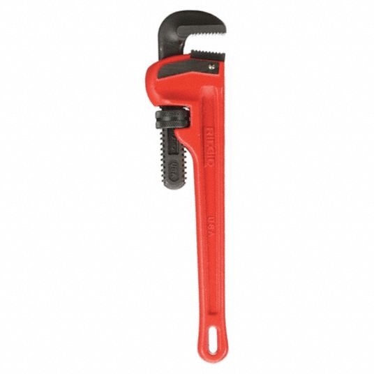 Husky 14 in. Heavy Duty Cast Iron Pipe Wrench with 1-1/2 in. Jaw