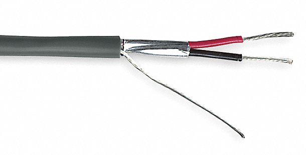Power Limited and Communication Cable: Shielded, 2 (0 Pr) Conductors - Data Cable