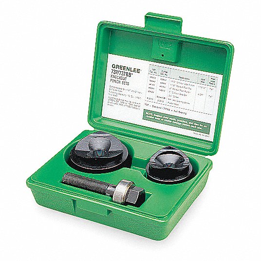 Greenlee Ball Bearing Knockout Punch Set 737BB for sale online 