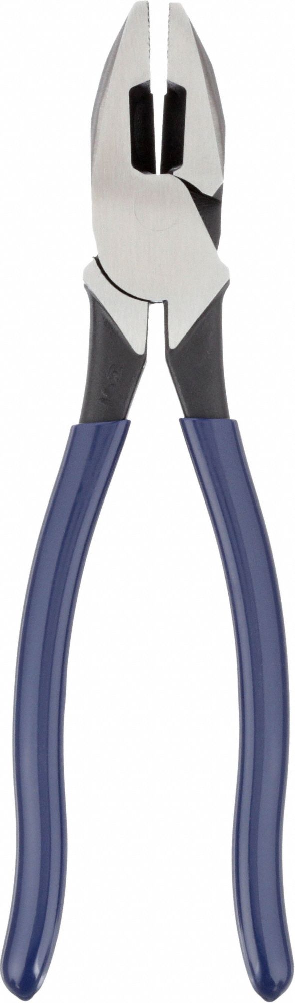 LINEMANS PLIER, FLAT, 9⅜ IN OVERALL L, 1⅝ IN JAW L, 1¼ IN JAW W, ⅝ IN JAW THICK