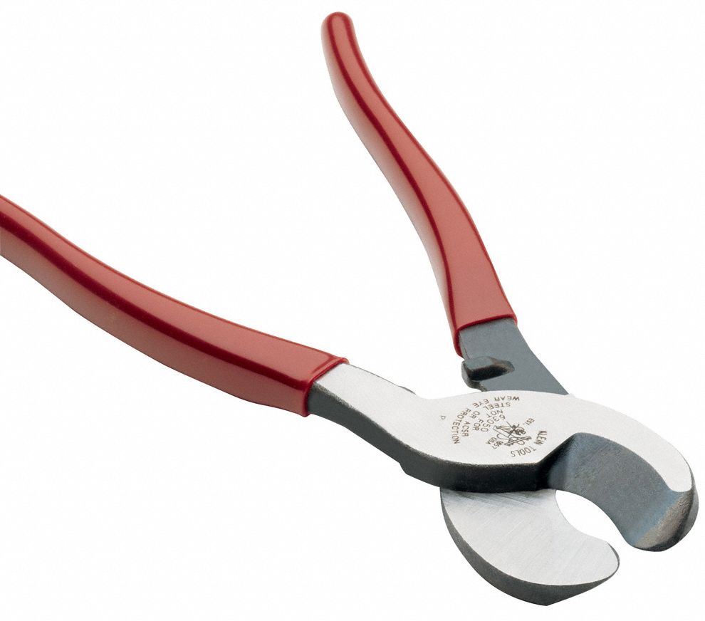 KLEIN TOOLS High Leverage Cable Cutter Steel, Shear, For 4 AWG Max Dia