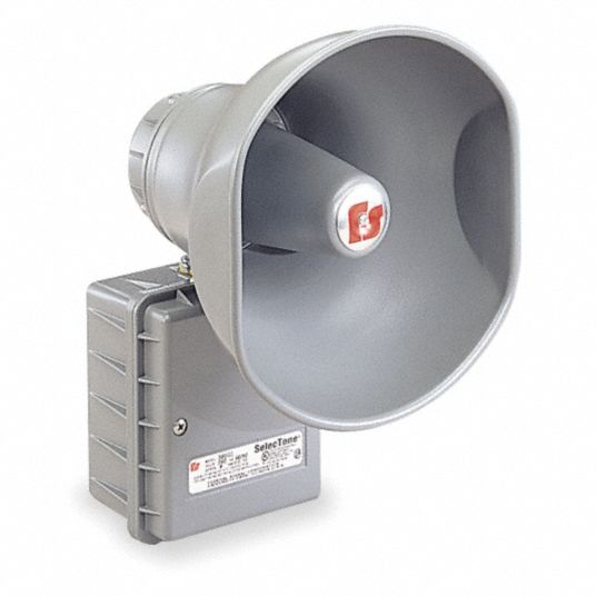 FEDERAL SIGNAL Signaling Device, Continuous Sound Pattern, 120V AC