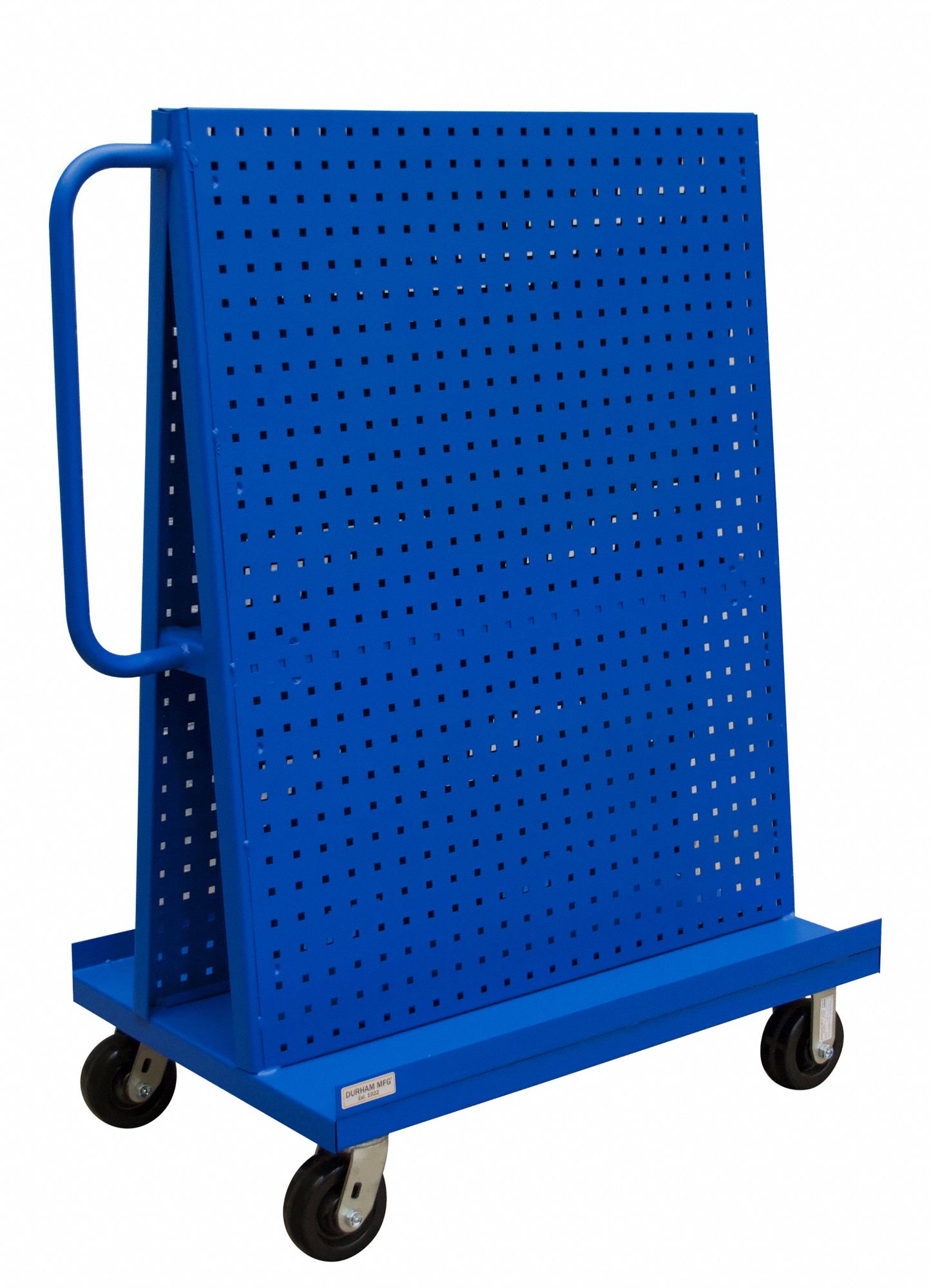 A-FRAME PEGBOARD TRUCK KIT, SQUARE, ⅜ IN PEG HOLES, 24 IN X 42 IN X 52 IN, BLUE