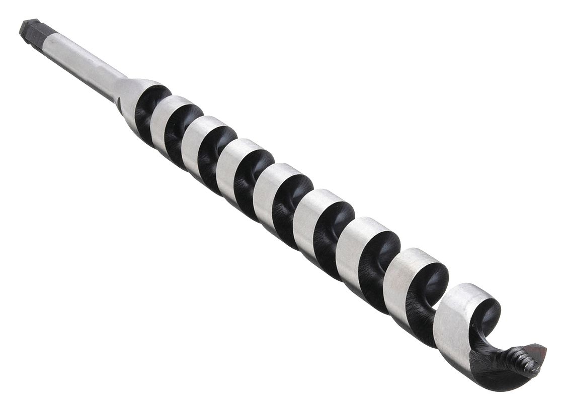 AUGER DRILL BIT, ⅝ IN DRILL BIT SIZE, 17 IN LENGTH, HEX SHANK, ⅝ IN SHANK HEX
