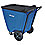 Poly Cart,Medium-Duty,5/16 cu. yd.,Blue