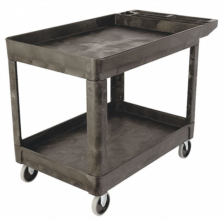 Rubbermaid Flat Shelf Utility Cart - Bunzl Processor Division