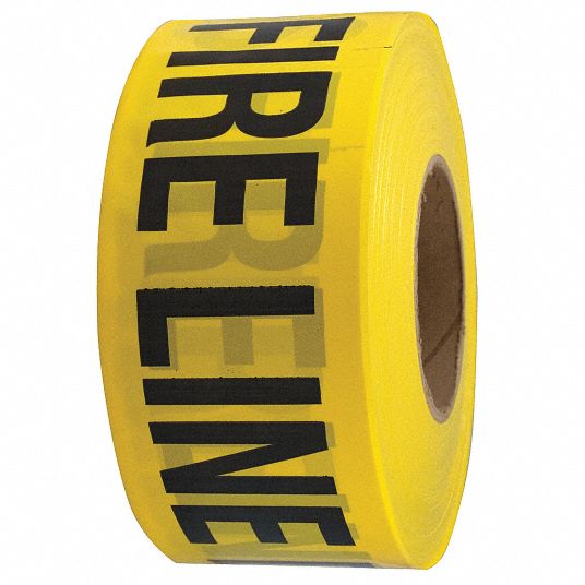 Barricade Tape (Yellow & Black Stripe) - 1000