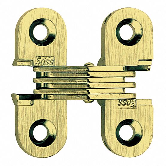 4ACX1 - Hinge Invisible Satin Brass 1 1/2 In