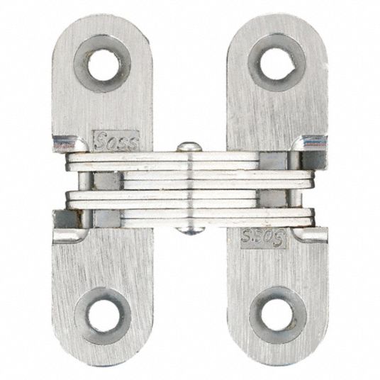 Soss, 1 3 4 In Leaf Ht, 1 2 In Leaf Wd, Concealed Hinge - 4acv4 