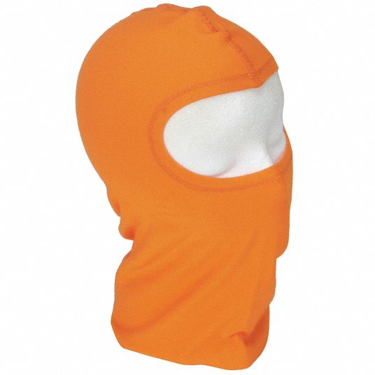 CONDOR FlameRetardant Treated Cotton Face Mask, Orange 4AFX44AFX4 Grainger