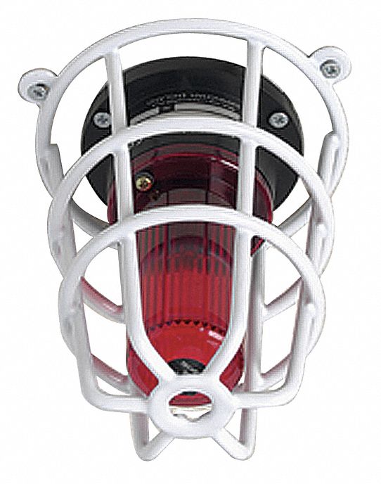 Audible and Strobe Guard: Steel, 5 1/8 in Overall Dp, STI-9664