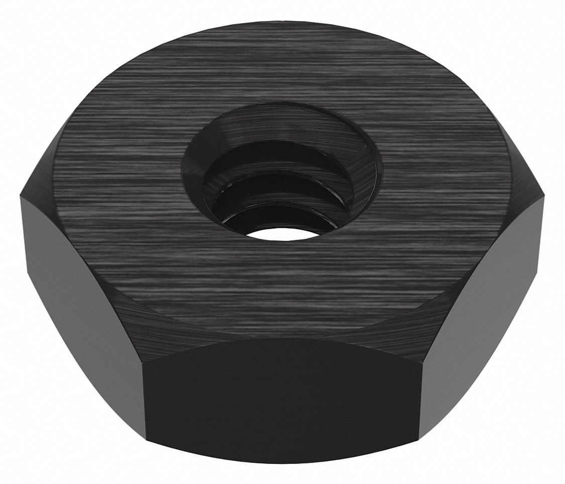 Hard-to-Find Fastener 6-32 Hex Nuts – 25-Pack, Black Oxide Coated Steel, 5/16″ Wrench Size
