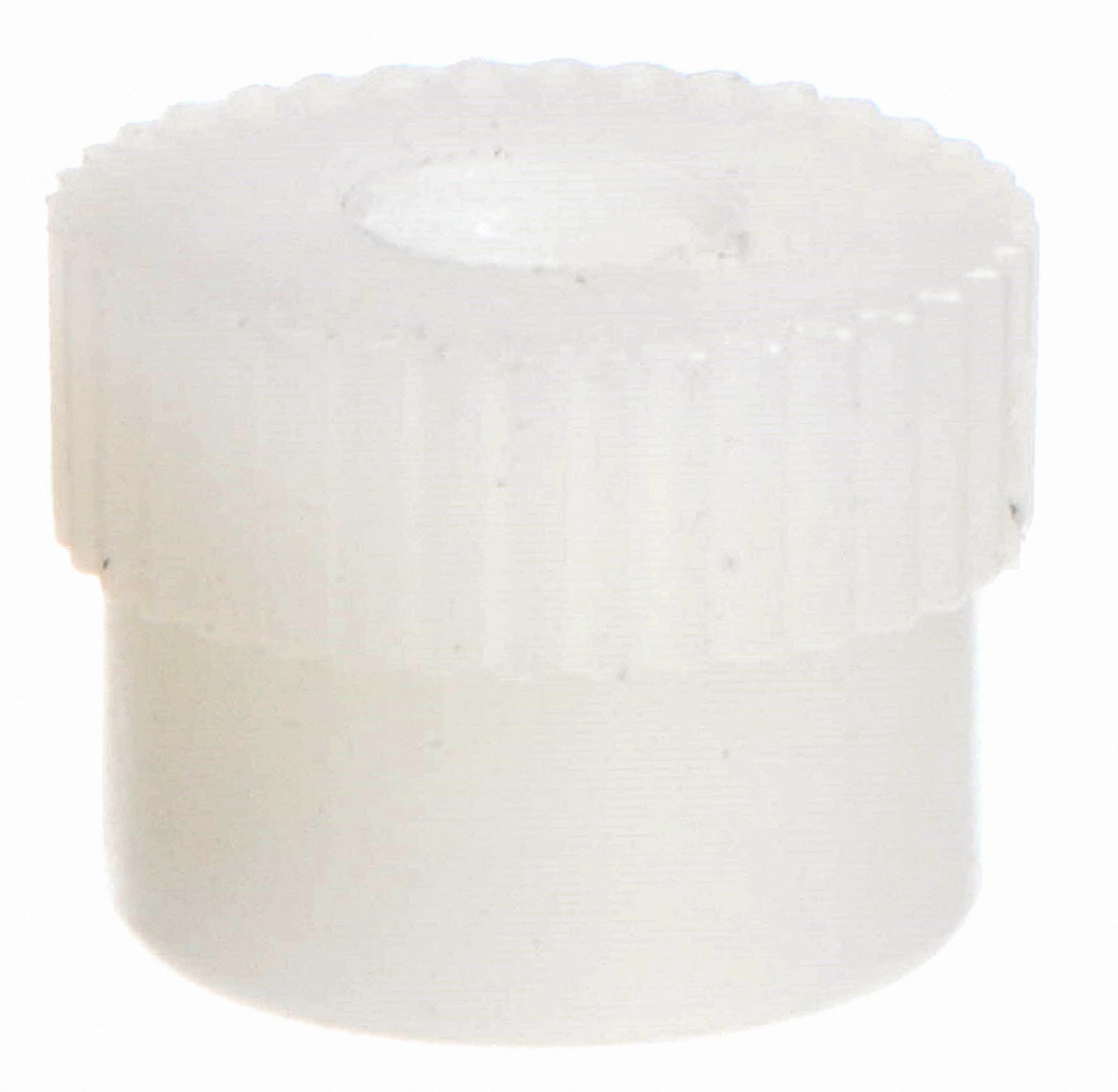 GRAINGER APPROVED 1024 Round Knurled Thumb Nut, Plain Finish, Nylon