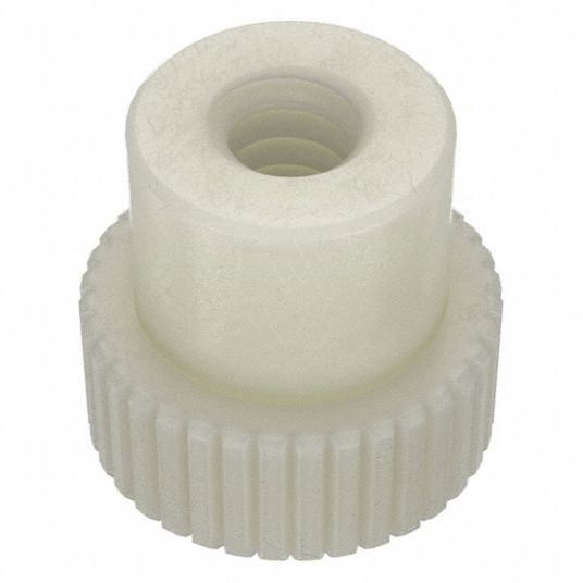 #4-40 Thread Size, Nylon, Thumb Nut - 4AGK9|0800440TNA - Grainger