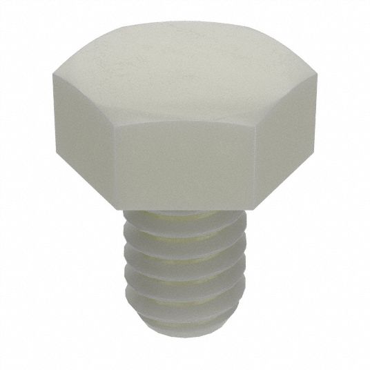 Nylon, Not Graded, Hex Head Cap Screw - 4AGP8|325020037 - Grainger