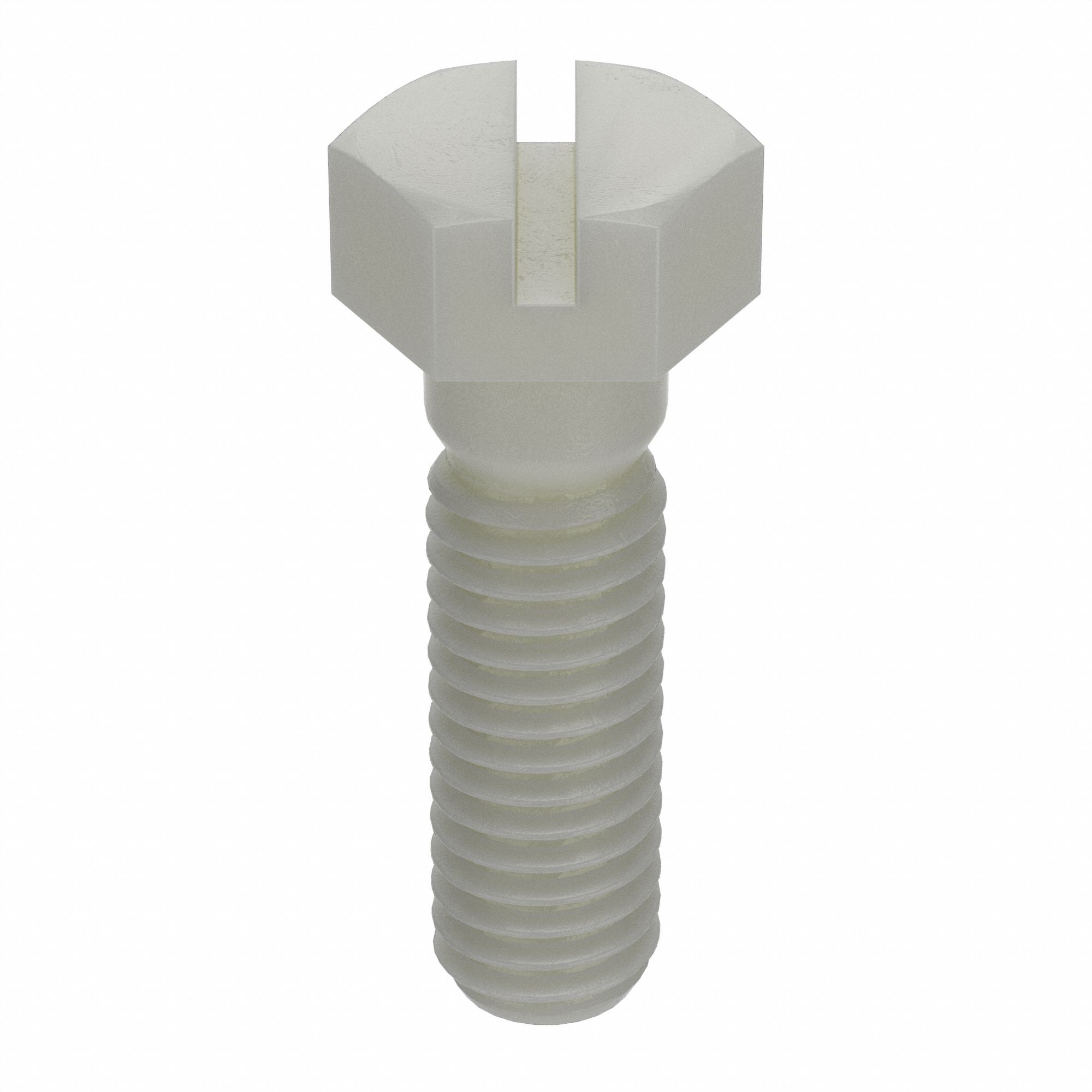 HEX HEAD CAP SCREW, NYLON, PLAIN FINISH, ⅜