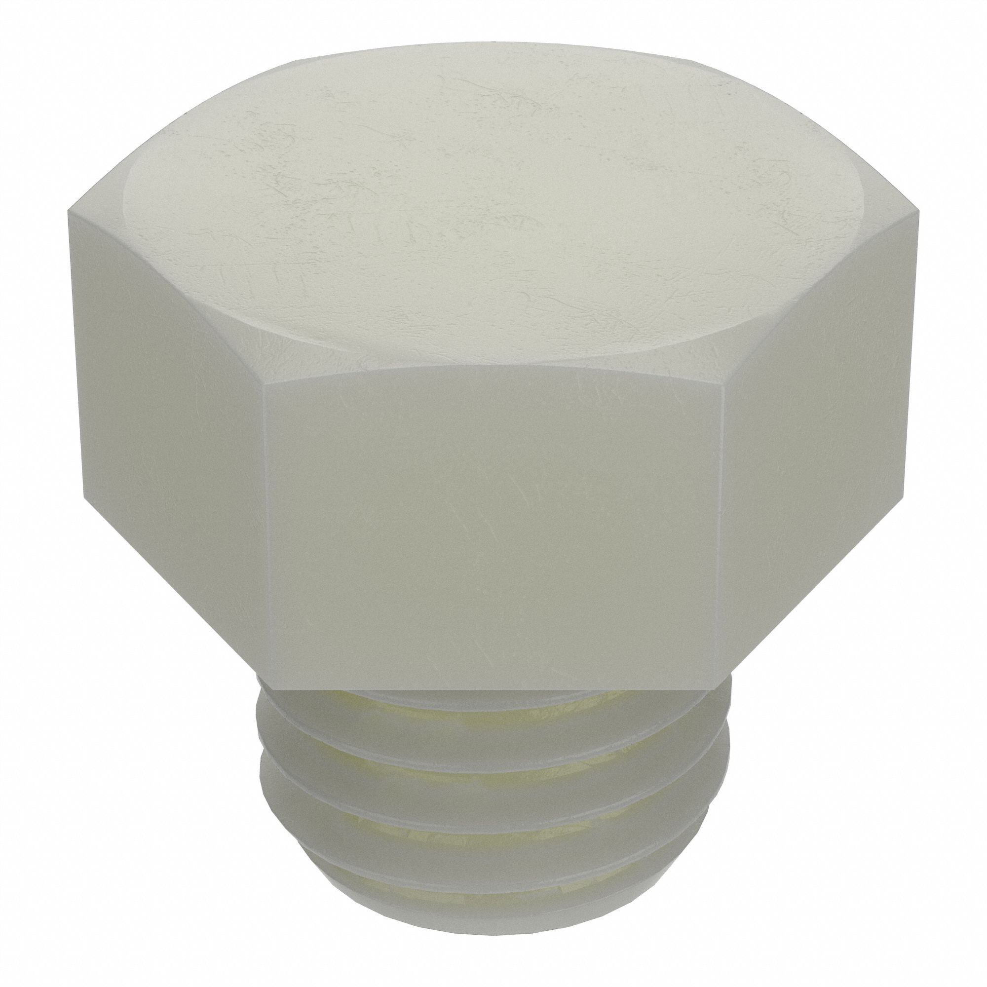 VIS TÊTE HEXAGONALE,NYLON,BRUT,⅝