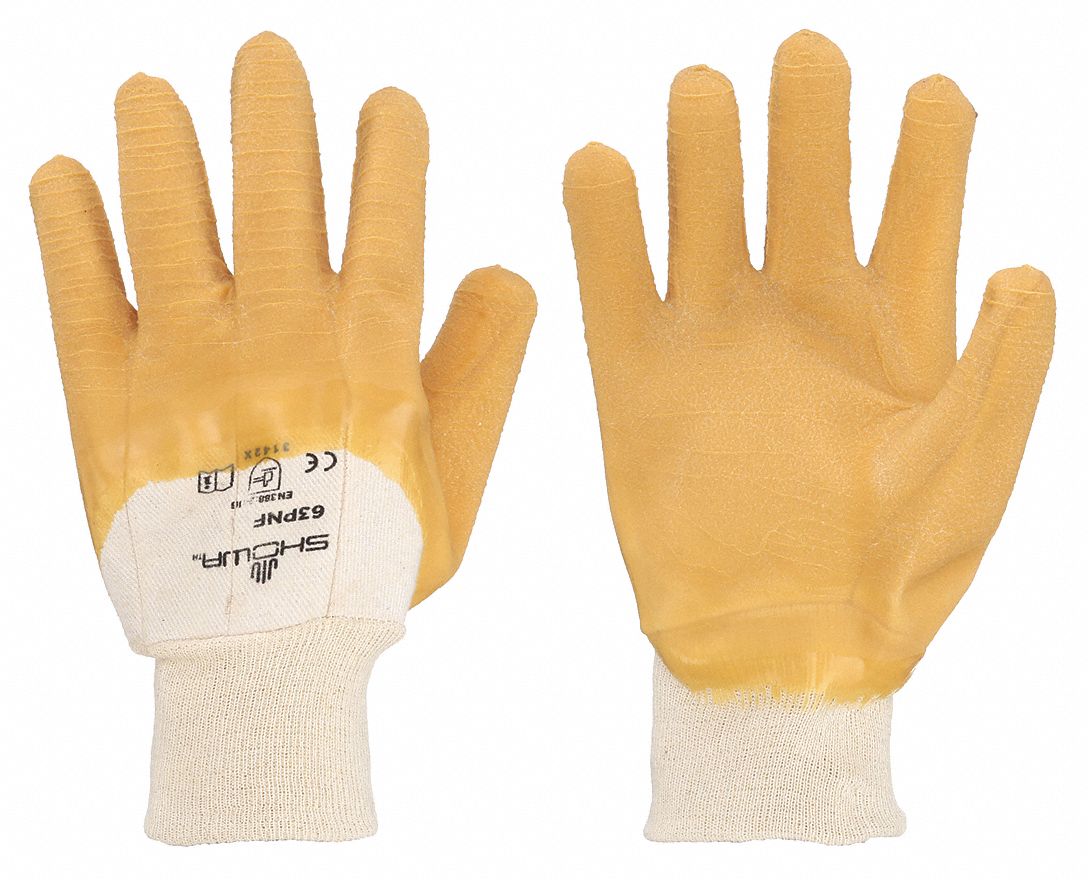 Coated Gloves, White,