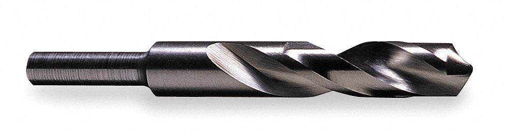 D/ACO Series Drill America 1-1/4 Reduced Shank Cobalt Drill Bit with 1/2 Shank 