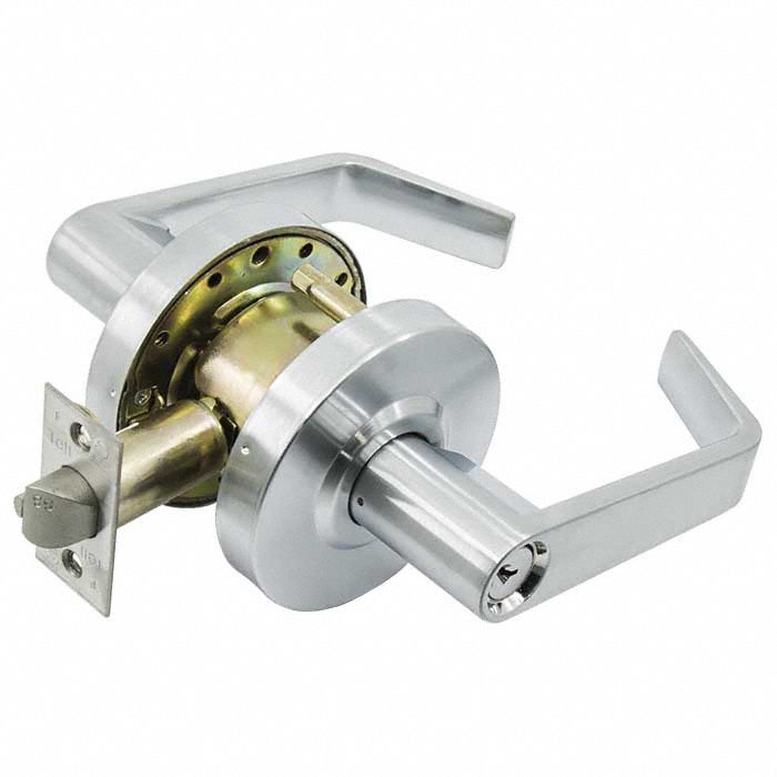 Door Lever Lockset: Office Lever Locksets, Chrome