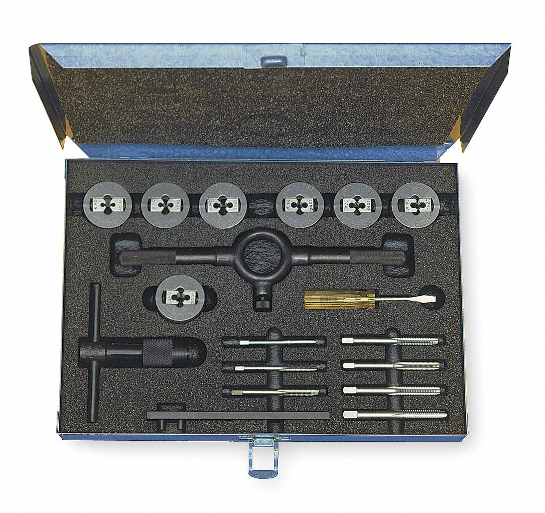 Tap/Die Set 18pc UNC UNF