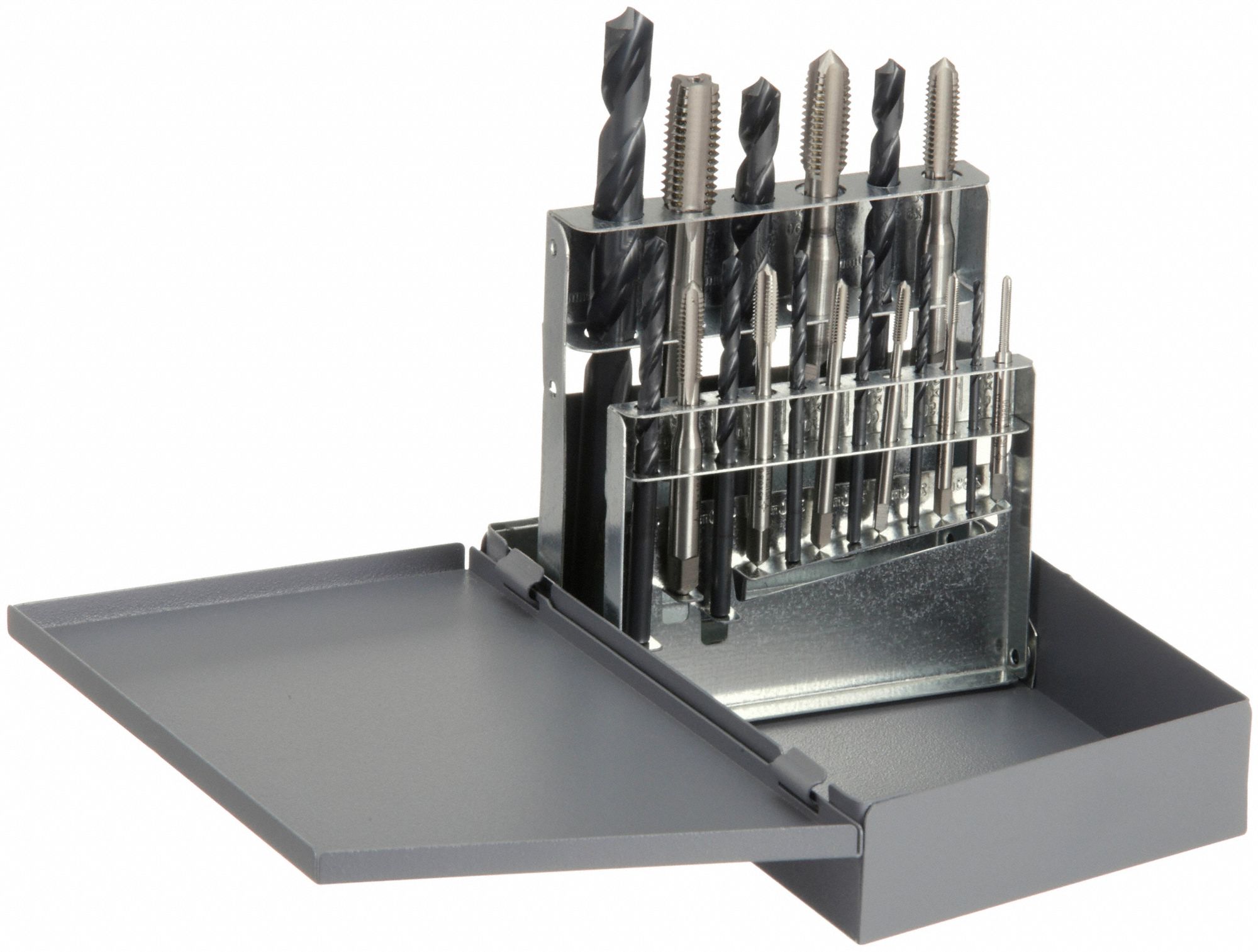 CHICAGOLATROBE, 18 Pieces, M2.5x0.45 Smallest Thread Size, Drill Bit