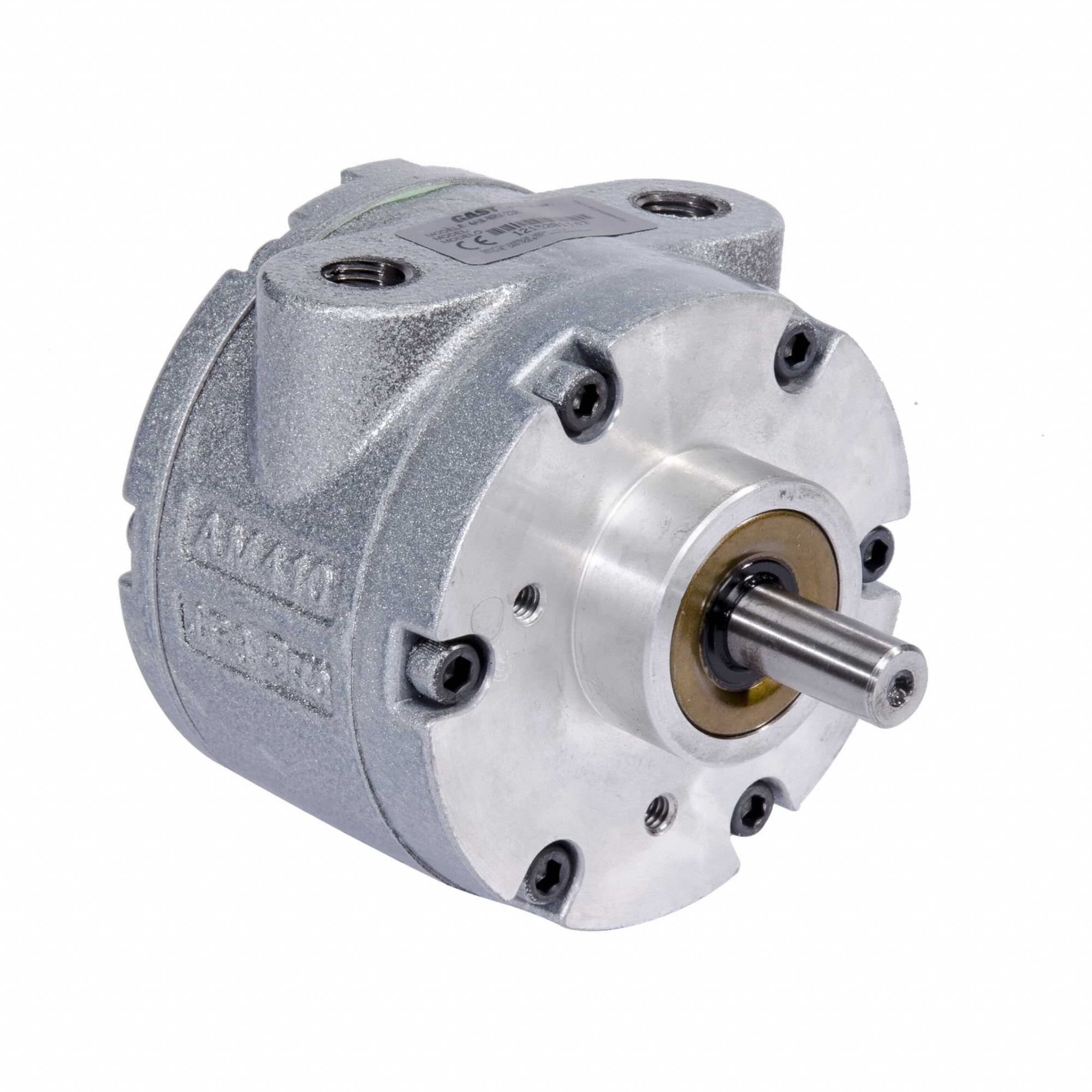 Air Motor: 1.7 hp, 35 in-lb Torque, 3, 000 RPM, 72 cfm, Face/Hub, 1/4 in NPT, CW/CCW, Cast Iron