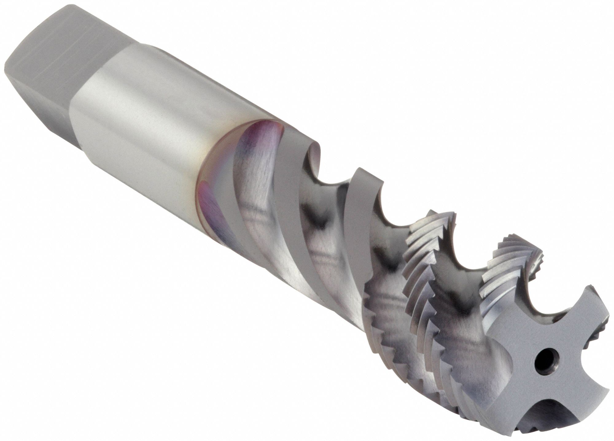Spiral Flute Tap: 3/4"-16 Thread Size, 3/4 in Thread Lg, 4 1/4 in Overall Lg, Modified Bottoming