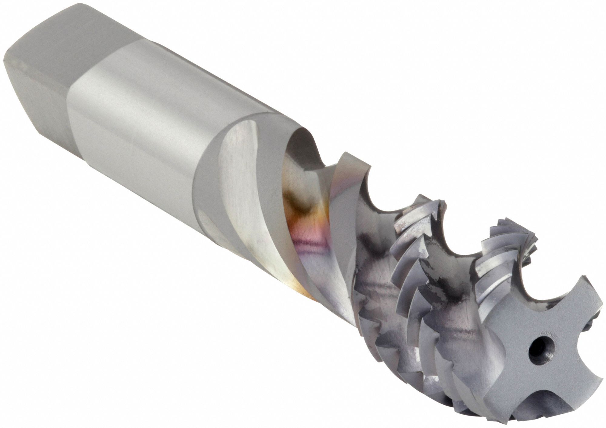 Spiral Flute Tap: 9/16"-18 Thread Size, 5/8 in Thread Lg, 3 9/16 in Overall Lg, Right Hand, H3